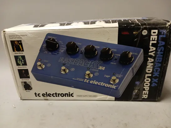 TC ELECTRONIC FLASHBACK X4 DELAY AND LOOPER