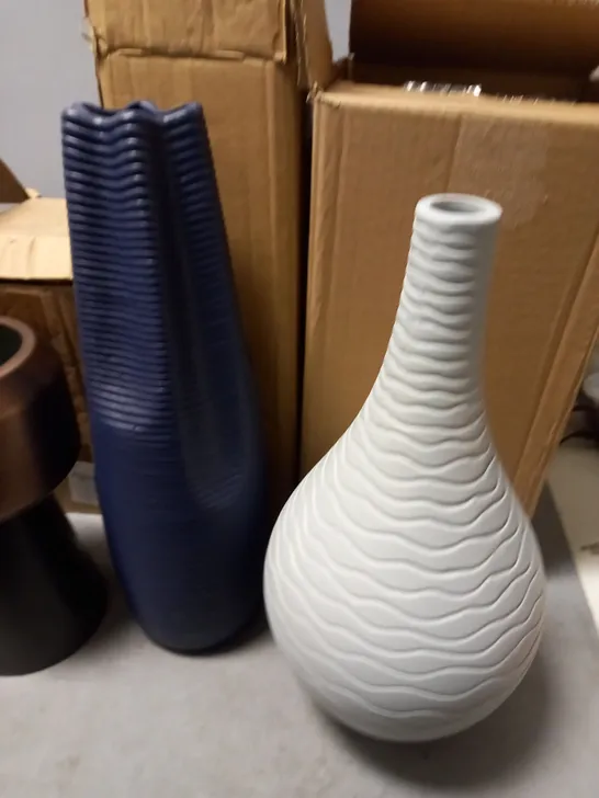 LOT OF 4 ASSORTED BRAND NEW VASES