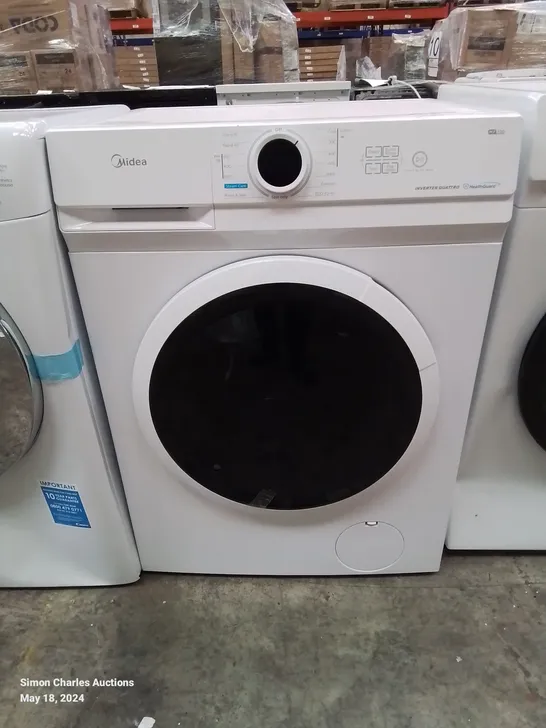 MIDEA 9KG FREESTANDING WASHING MACHINE IN WHITE -COLLECTION ONLY-