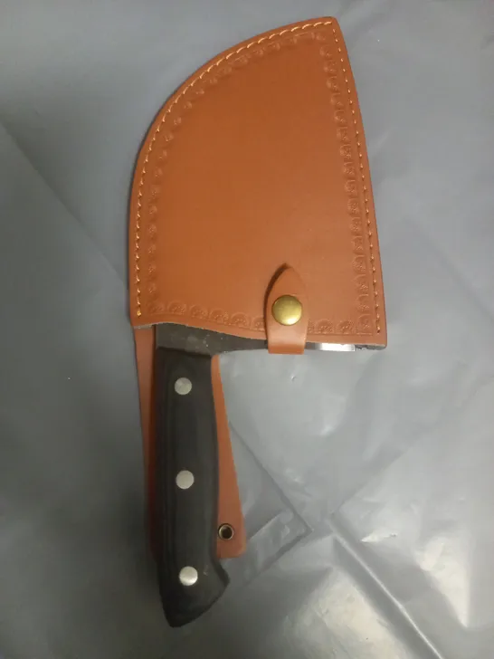 7" KITCHEN CLEAVER WITH SHEATH