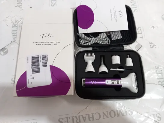 BOXED TILI 5-IN-1 MULTI-FUNCTION HAIR REMOVAL KIT 