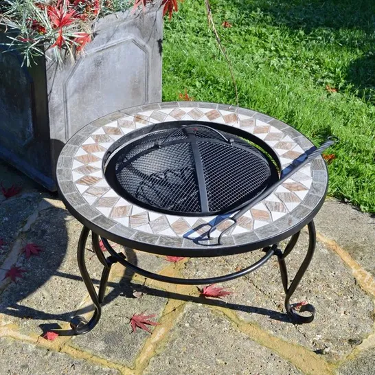 BOXED BRAVA LOW FIRE PIT 