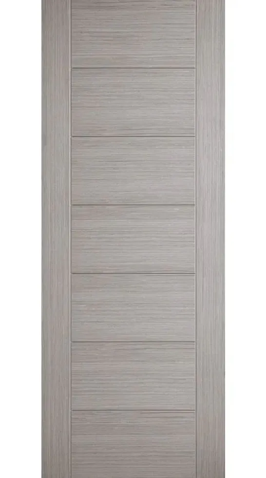 WRAPPED HAMPSHIRE LIGHT GREY INTERNAL DOOR - 198.1CM H X 83.8CM W X 4.4CM D (1 ITEM)