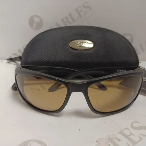 FORTIS POLARISED BLACK FRAMED SUNGLASSES