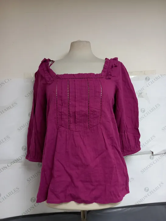 MONSOON PURPLE OCCASSIONAL TOP SIZE 8