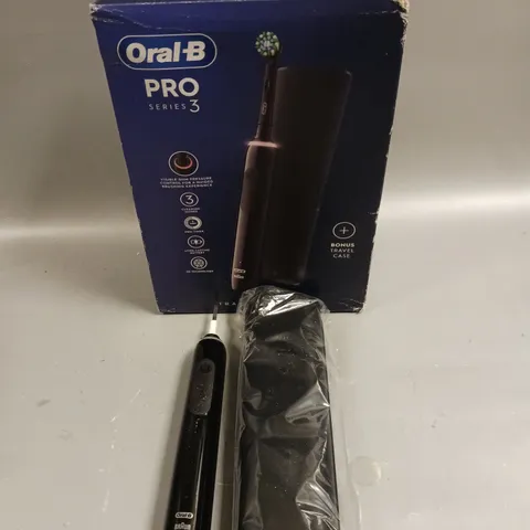 BOXED ORAL-B PRO SERIES 3 TRAVEL EDITION ELECTRIC TOOTHBRUSH 