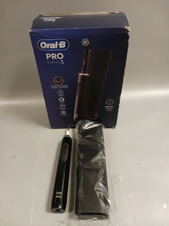 BOXED ORAL-B PRO SERIES 3 TRAVEL EDITION ELECTRIC TOOTHBRUSH 