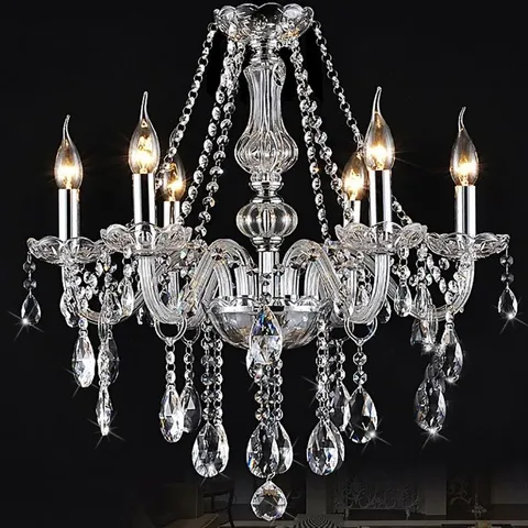 BOXED ANDOVER CRYSTAL CHANDELIER (1 BOX)