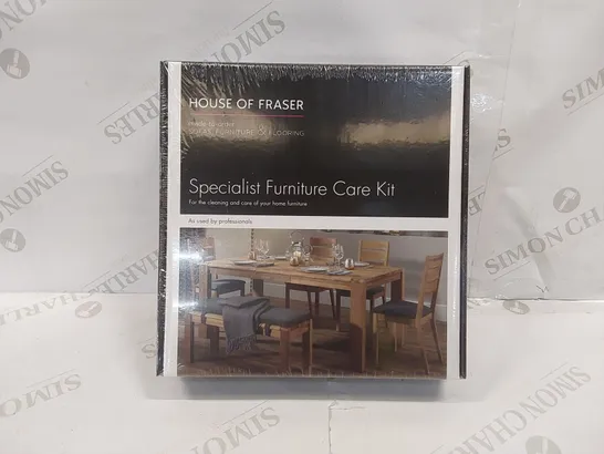 BOX OF APPROX 6 X BRAND NEW HOUSE OF FRASER SPECIALIST FURNITURE CARE KITS