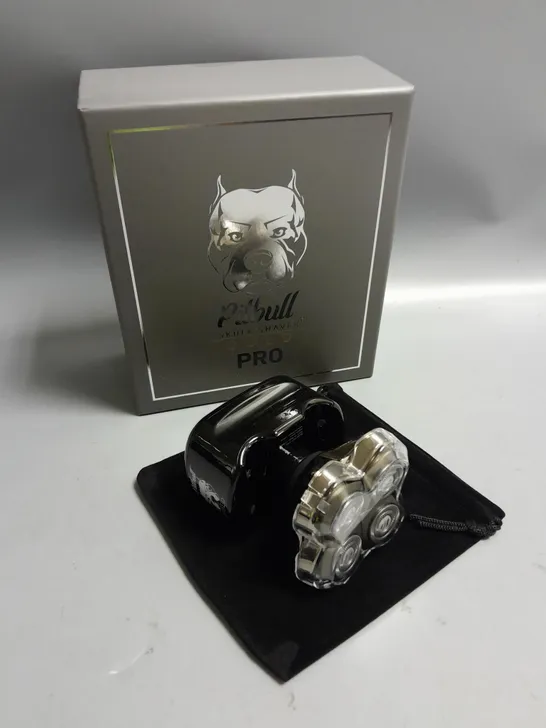 BOXED PITBULL SKULL SHAVE GOLD PRO