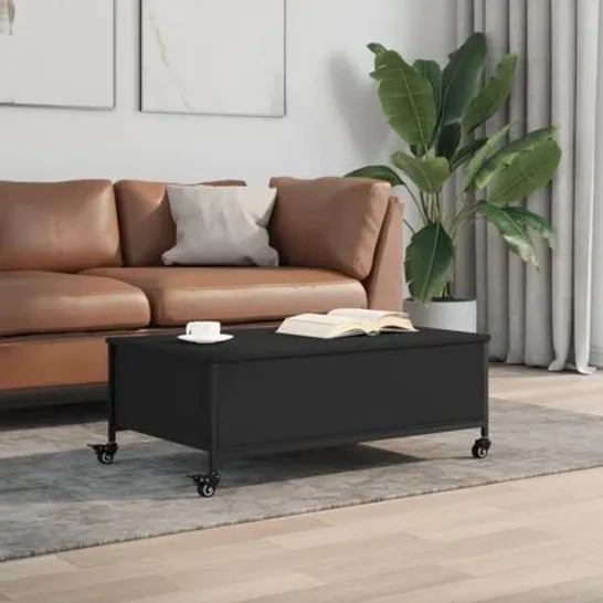 BOXED NIEBEL LIFT TOP FOUR LEG COFFEE TABLE WITH STORAGE (1 BOX)