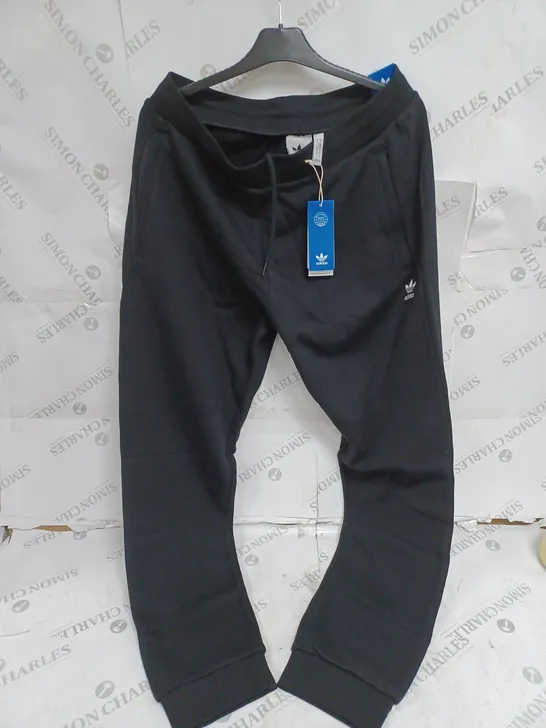 LARGE BLACK ADIDAS JOGGERS 