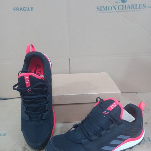 BOXED ADIDAS TERREX BLACK/RED/CORAL TRAINERS SIZE UK 11