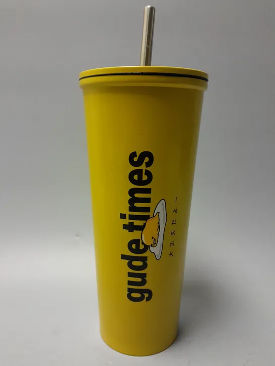 COLLAB METAL SMOOTHIE CUP WITH STRAW 