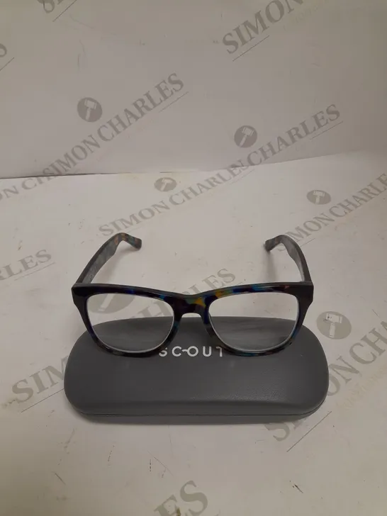 SCOUT FESTIVAL TORTOISE/BLUE PRESCRIPTION GLASSES 