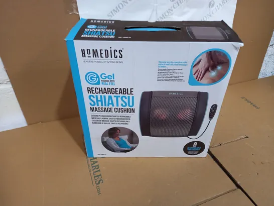 BOXED HOMEDICS RECHARGABLE SHIATSU MASSAGE CUSHION