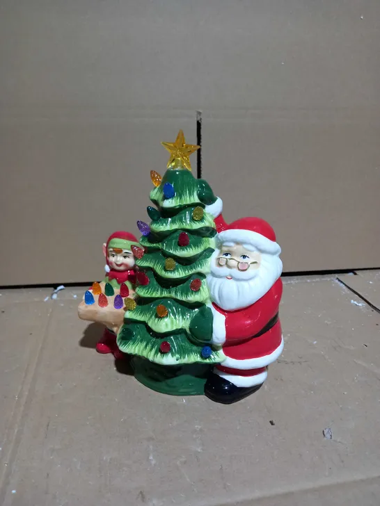 MR CHRISTMAS NOSTALGIC TREE WITH SANTA & ELF