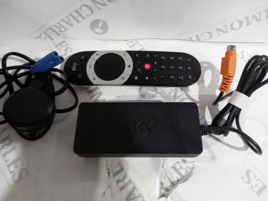 SKY REMOTE, POWER SUPPLY AND HDMI LEAD