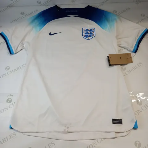 NIKE DRIFIT MENS ENGLAND T SHIRT IN WHITE SIZE LARGE 