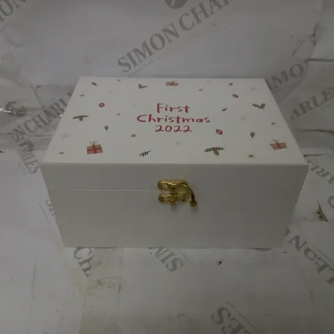 FIRST CHRISTMAS KEEPSAKE BOX