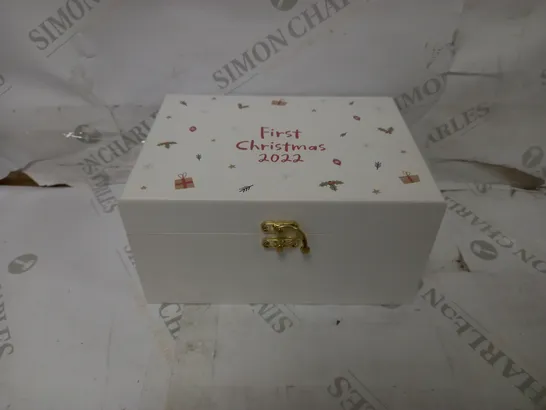 FIRST CHRISTMAS KEEPSAKE BOX