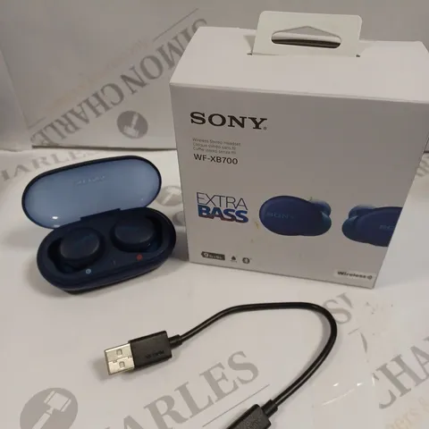 BOXED SONY WF-XB700 EXTRA BASS WIRELESS EARPHONES 