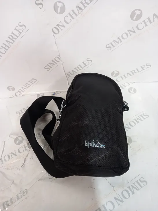 KIPLING BLACK STRAPPED BAG 