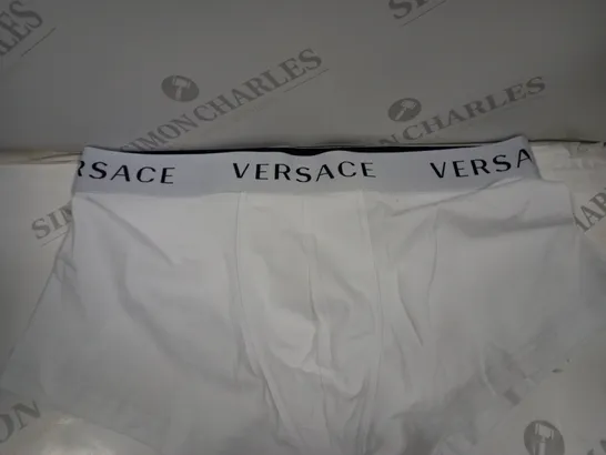 VERSCAE WHITE BOXERS SIZE UNKOWN 