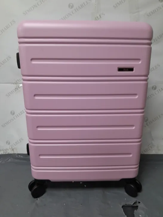 LARGE ROCK WHEELED SUITCASE PINK