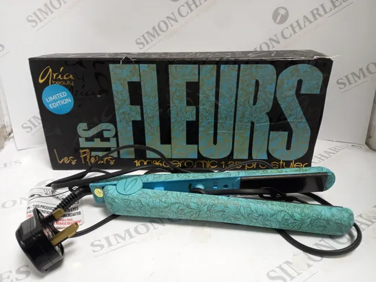 BOXED ARIA BEAUTY LES FLEURS CERAMIC PRO STYLER 