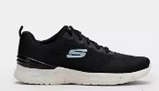 SKECHERS SKECH-AIR DYNAMIGHT LACE UP TRAINER BLACK SIZE 7