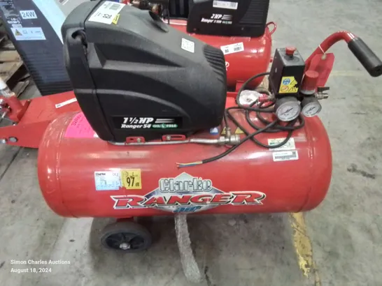 CLARKE RANGER 54 1 1/2 HP AIR AIR COMPRESSOR