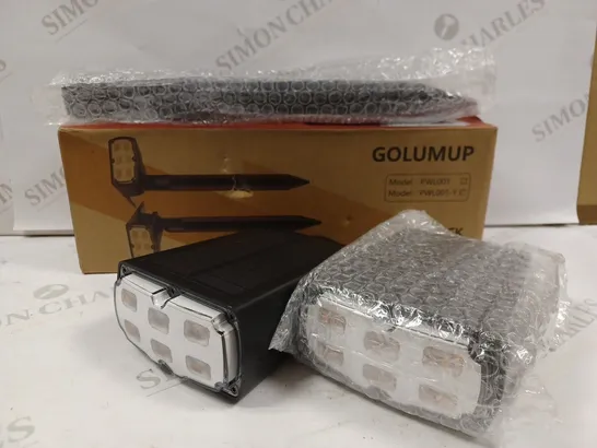 BOXED GOLUMUP SOLAR LANDSCAPE SPOTLIGHT LEDS 