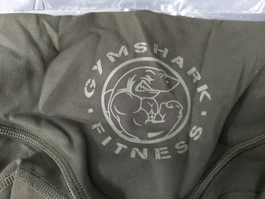 GYMSHARK LEGACY LOGO LEGGINGS IN DEEP OLIVE GREEN - XS