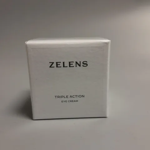 BOXED AND SEALED ZELENS TRIPLE ACTION EYE CREAM 15ML 