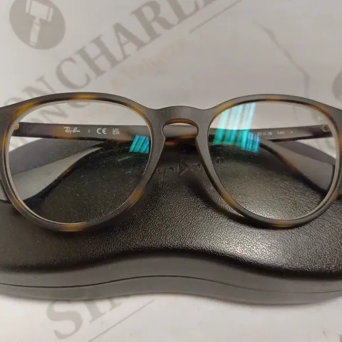 RAYBAN TORTOISESHELL PRESCRIPTION GLASSES WITH CASE