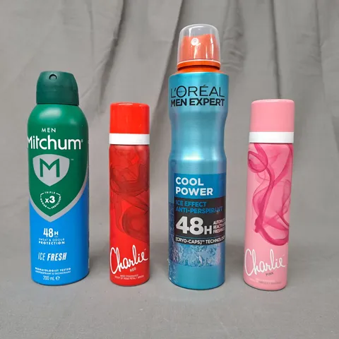 APPROXIMATELY 10 ASSORTED AEROSOL ITEMS IN INCLUDE DEODORANT, BODY FRAGRANCE, ETC- COLLECTION ONLY