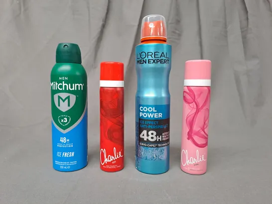 APPROXIMATELY 10 ASSORTED AEROSOL ITEMS IN INCLUDE DEODORANT, BODY FRAGRANCE, ETC- COLLECTION ONLY