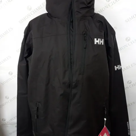 HELLY HANSEN CHILLI BLOCKER HOODED CIS JACKET IN BLACK - LARGE