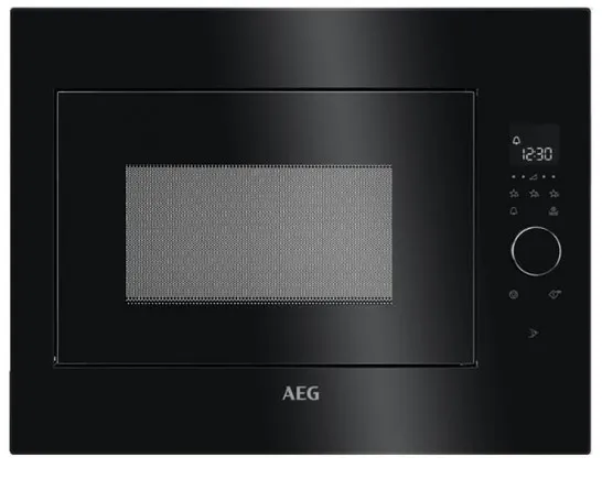 AEG INTEGRATED MICROWAVE 25.37L BLACK Model MBE2658SEB RRP £500