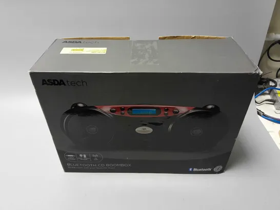 BOXED BLUETOOTH CD BOOMBOX