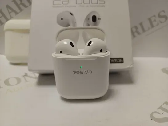 YESIDO TWS03 WIRELESS BLUETOOTH EARPHONES - WHITE