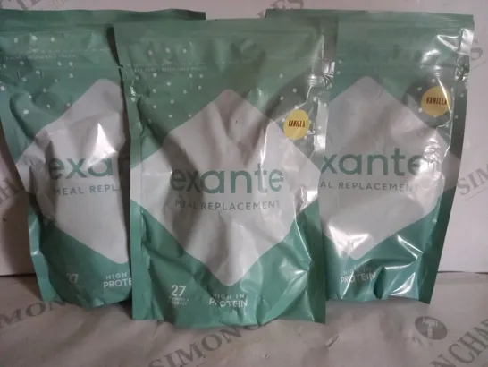 BOX OF APPROX 8 X 357G EXANTE MEAL REPLACEMENT SHAKE - VANILLA