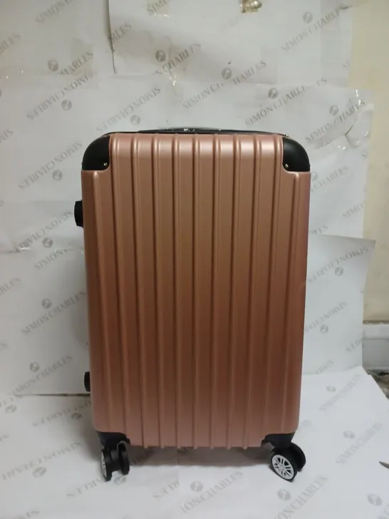 BOXED WHEELABLE SUITCASE - PINK