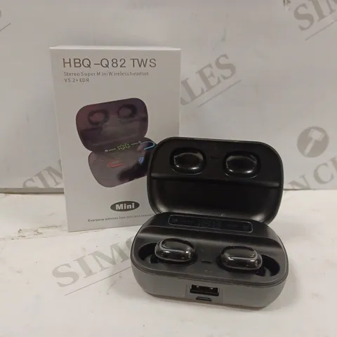 BOXED HBQ-Q82 TWS STEREO SUPER MINI WIRELESS HEADSET 