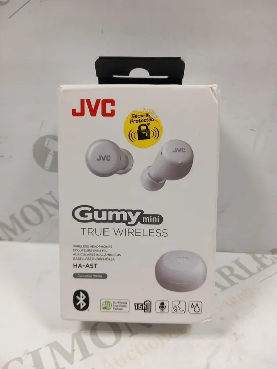 BOXED JVC GUMY MINI TRUE WIRELESS HEADPHONES