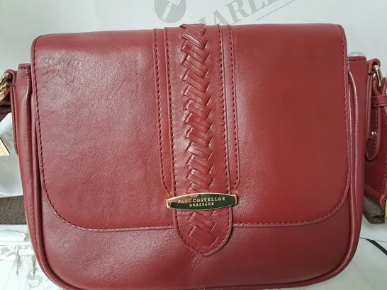 PAUL COSTELLOE PRESSAGE RED HAND BAG 