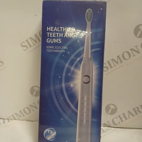 T8 YOUNG HEALTHIER TEETH AND GUMS SONIC ELECTRIC TOOTHBRUSH
