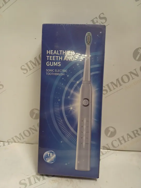 T8 YOUNG HEALTHIER TEETH AND GUMS SONIC ELECTRIC TOOTHBRUSH