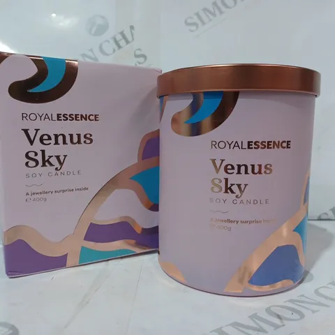 BOXED ROYALESSENCE VENUS SKY SOY CANDLE